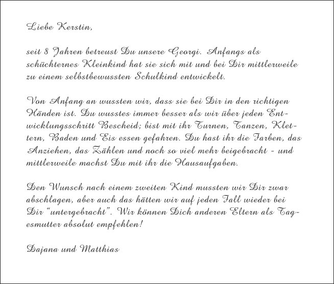 Tagesmutter in Wilmersdorf